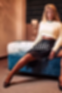 British Blonde escort Adeline is 5'8 height